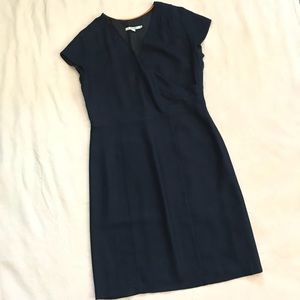 Boden V-Neck Lined Sheath Dress